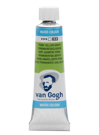 Van Gogh Akvarelltube 10 ml 633 Perm. yellow green