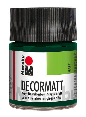 Marabu Decormatt 50ml - 075 Grangrønn