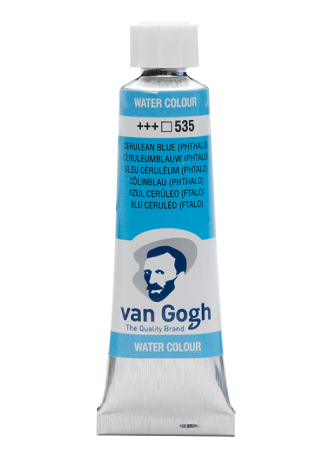 Van Gogh Akvarelltube 10 ml 535 Cerulean bl. (pthalo)