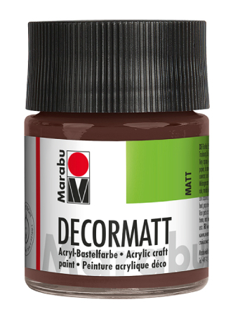 Marabu Decormatt 50ml - 040 Mellombrun