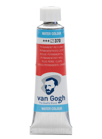 Van Gogh Akvarelltube 10 ml 370 Perm. red L