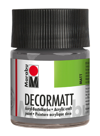 Marabu Decormatt 50ml - 278 Lys grå