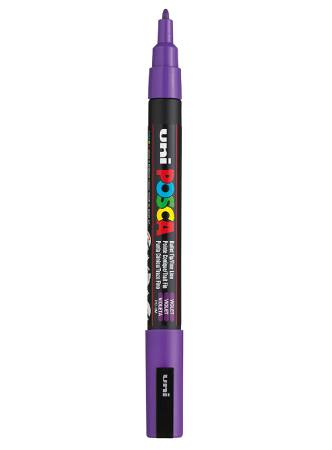 Uni POSCA PC-3M - Fine 0,9-1,3mm - 12 Violet, 