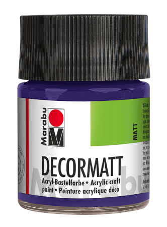 Marabu Decormatt 50ml - 051 Mørk fiolett