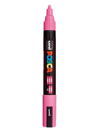 Uni POSCA PC-5M - Medium 1,8-2,5mm - 13 Pink, 