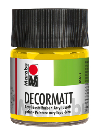 Marabu Decormatt 50ml - 019 Gul